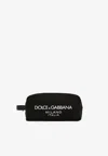 Dolce & Gabbana Milano Logo Wash Bag In Black