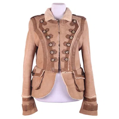 Pre-owned Dolce & Gabbana Military Jacket From 2006 In Brown