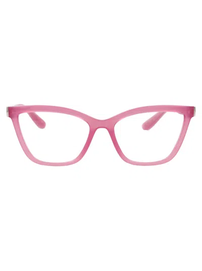 Dolce & Gabbana Milky Pink Nylon Optical Glasses