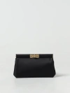 Dolce & Gabbana Marlene Small Satin Shoulder Bag In Black