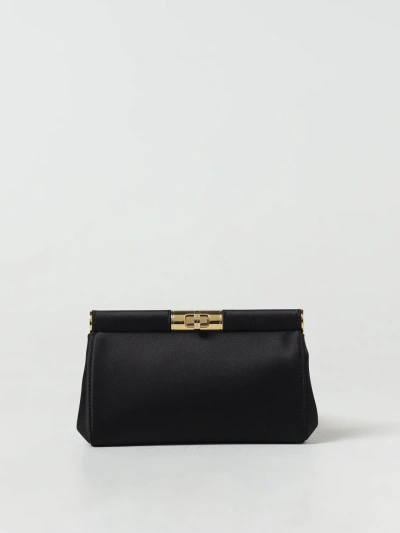 Dolce & Gabbana Black Silk Blend Bag Woman