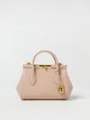Dolce & Gabbana Beige Marlene Satchel In Pink