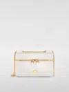 Dolce & Gabbana Sicily Leather Shoulder Bag With Metal Logo Tag In Weiss