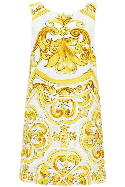 DOLCE & GABBANA DOLCE & GABBANA 'MINI BROCADE DRESS WITH MAI