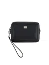 Dolce & Gabbana Leather Rectangular Shoulder Bag With Removable Strap