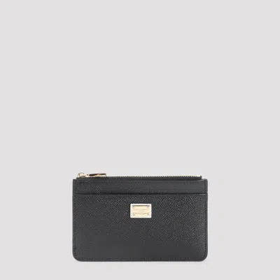 Dolce & Gabbana Mini Card Case In Black