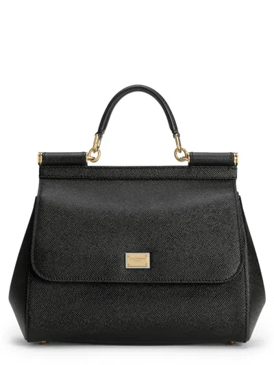 Dolce & Gabbana Mini Chic Handbag In Black