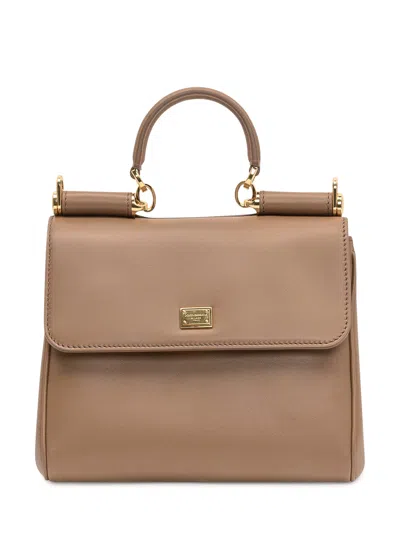 Dolce & Gabbana Mini Chic Handbag For A Trendy Look In Brown