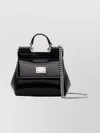 Dolce & Gabbana Women Mini Tote Bag With Logo Plaque