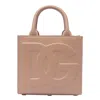 Dolce & Gabbana Mini Leather Dg Daily Shopper Bag In Pink