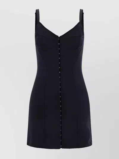 Dolce & Gabbana Bustier Mini Dress In Black