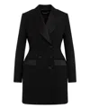 Dolce & Gabbana Lapel Long-sleeved Suit Jacket In Black
