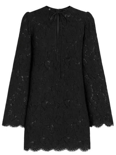 Dolce & Gabbana Mini Dress In Black