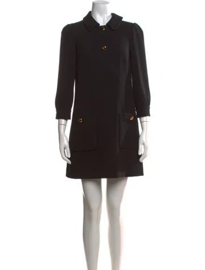 Pre-owned Dolce & Gabbana Mini Dress In Black