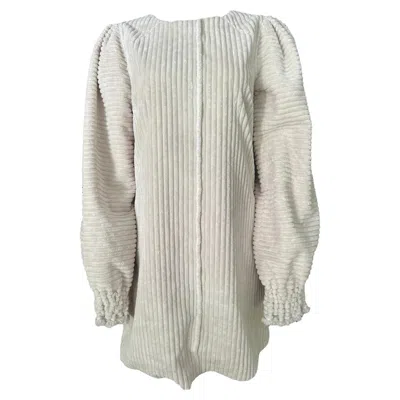 Pre-owned Dolce & Gabbana Mini Dress, Size 42 In Gray