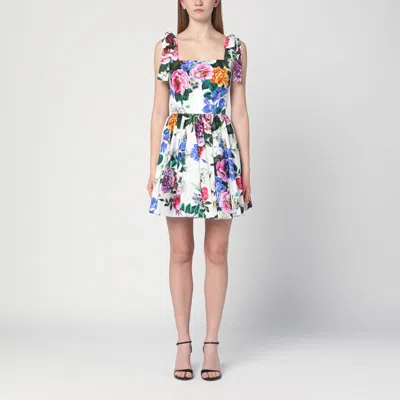 DOLCE & GABBANA DOLCE&GABBANA MINI DRESS WITH FLORAL PRINT