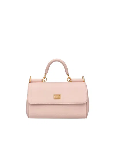 Dolce & Gabbana Mini Handbag "my Sicily" In Pink