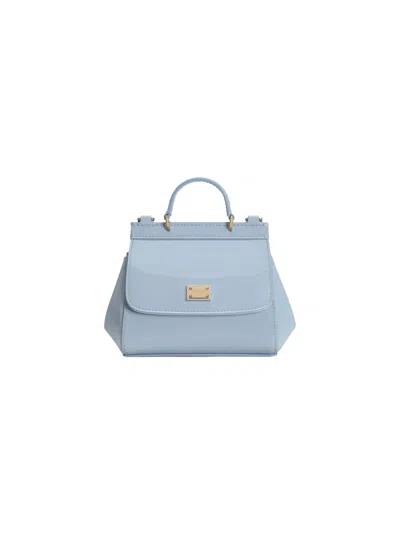 Dolce & Gabbana Mini Handbag 'painttent' For Girls In Baby Blue