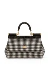 Dolce & Gabbana Houndstooth Tote Bag In Hw5fg