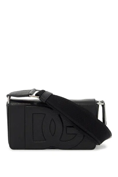 Dolce & Gabbana Leather Mini Bag In Black