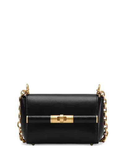 Dolce & Gabbana Mini Leather Shoulder Bag In 80999 Black