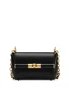 Dolce & Gabbana 'marlene' Black Shoulder Bag With Twist Lock In Black