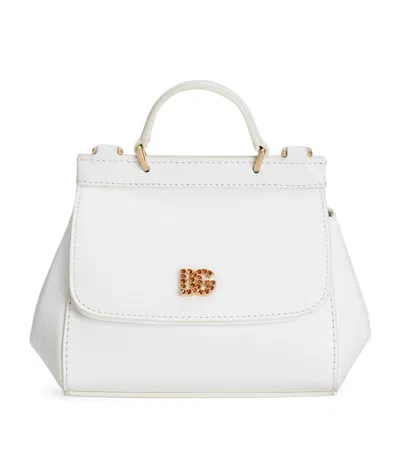 Dolce & Gabbana Kids' Mini Leather Sicily Shoulder Bag