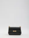 Dolce & Gabbana Marlene Mini Leather Shoulder Bag In Black