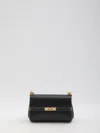 Dolce & Gabbana Marlene Mini Leather Shoulder Bag In Black