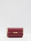 Dolce & Gabbana Marlene Mini Leather Shoulder Bag In Red