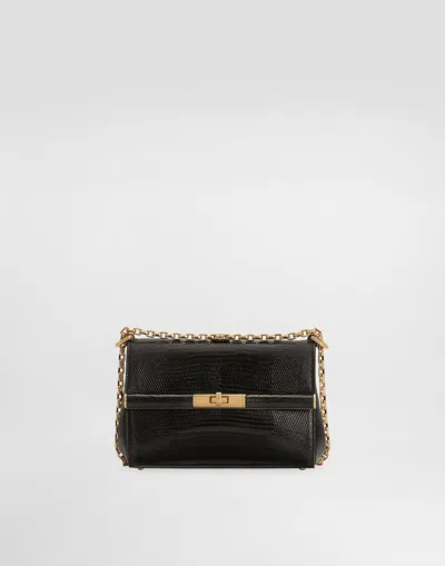 Dolce & Gabbana Mini Marlene City Bag In Black