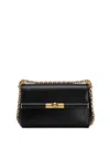 Dolce & Gabbana Marlene Mini Leather Shoulder Bag In Schwarz