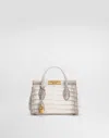 Dolce & Gabbana Mini Marlene Day Bag In Bianco