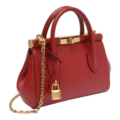Dolce & Gabbana Mini Marlene Day Bag In Red