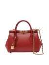 Dolce & Gabbana Mini Marlene Day Bag In Red