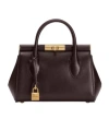 Dolce & Gabbana Mini Marlene Day Padlock Top-handle Tote Bag In Burgundy