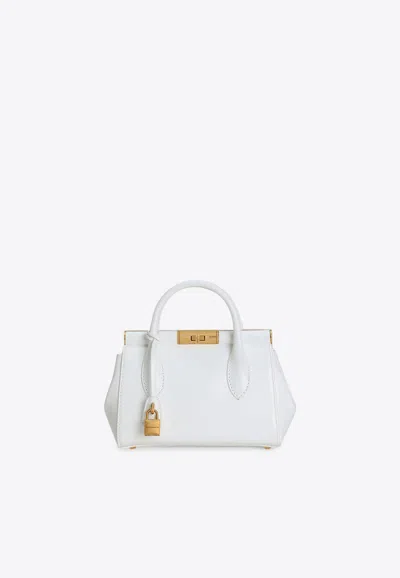 Dolce & Gabbana Mini Marlene Day Top Handle Bag In White