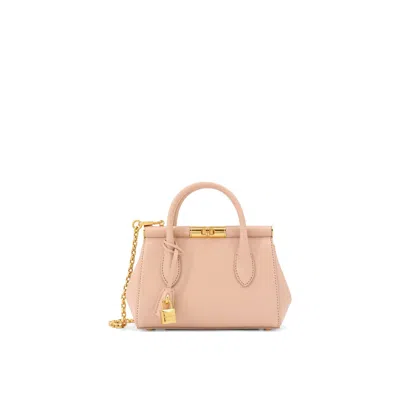 Dolce & Gabbana Mini Marlene Handbag In Sand