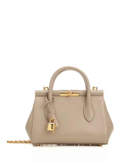 Dolce & Gabbana Mini Marlene Handbags Beige