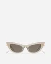 Dolce & Gabbana Mini Me  Sunglasses In Yellow Glitter