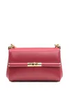 Dolce & Gabbana Palmellato Shoulder Bag In Red