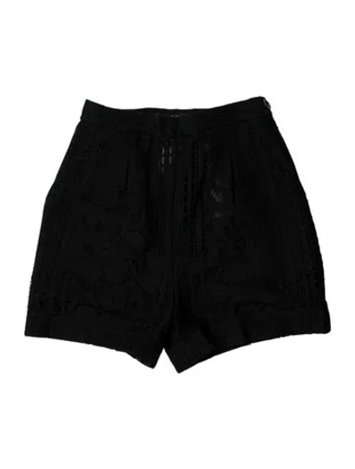 Pre-owned Dolce & Gabbana Mini Shorts In Black