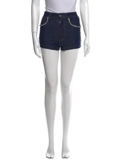 Pre-owned Dolce & Gabbana Mini Shorts In Blue