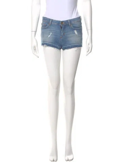 Pre-owned Dolce & Gabbana Mini Shorts In Blue