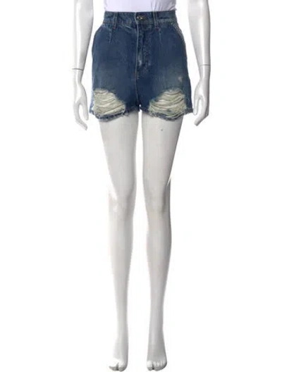 Pre-owned Dolce & Gabbana Mini Shorts In Blue