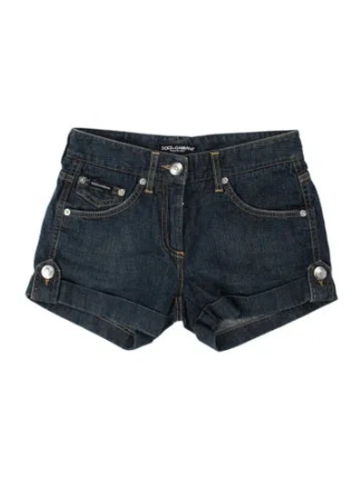 Pre-owned Dolce & Gabbana Mini Shorts In Blue