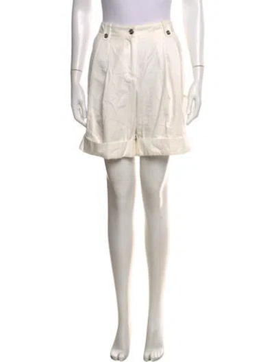 Pre-owned Dolce & Gabbana Mini Shorts In Neutral