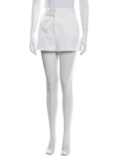 Pre-owned Dolce & Gabbana Mini Shorts In White