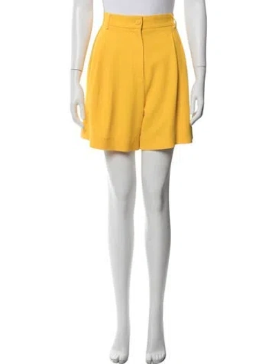 Pre-owned Dolce & Gabbana Mini Shorts In Yellow