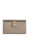 Dolce & Gabbana Clasp-fastening Leather Mini Bag In Neutral